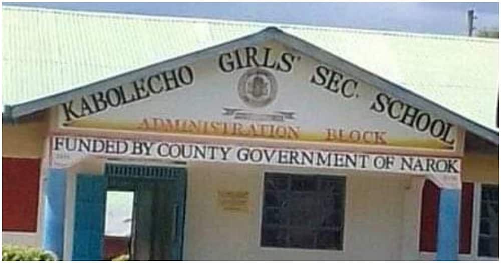Kabolecho Secondary School. Photo: Notice Board.