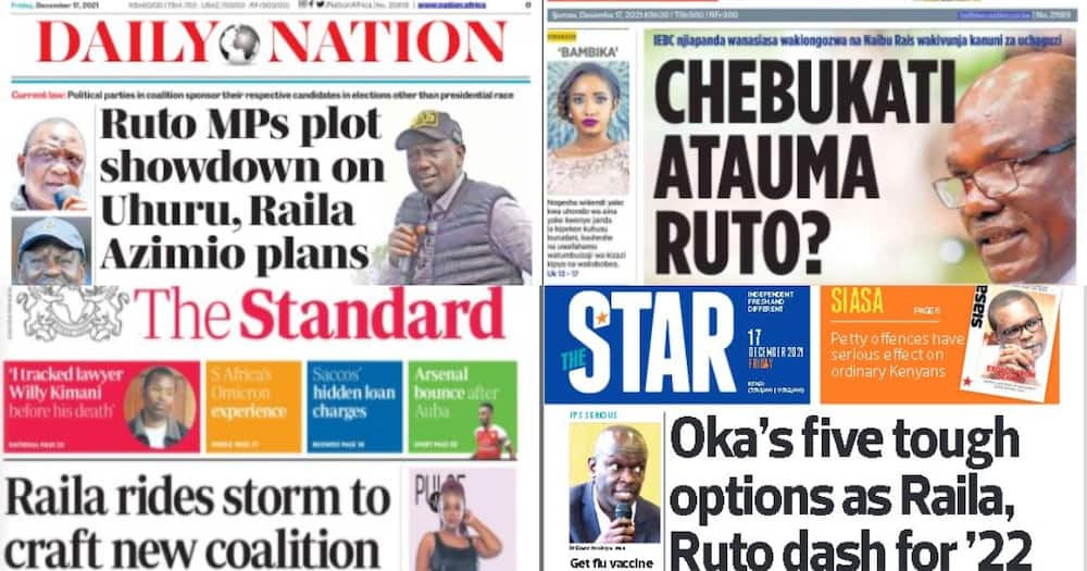 Kenyan Newspapers Review: DJ Evolve's Father Dismisses Critics After Inking Deal with Babu Owino