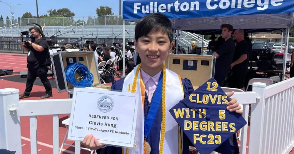 12 year old boy set to graduate with 5 degree