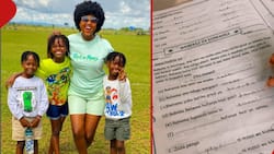 Nana Owiti Cracked up By Kids' Swahili Knowledge During Homework Time: "Mzazi wa Kiume ni Mama"