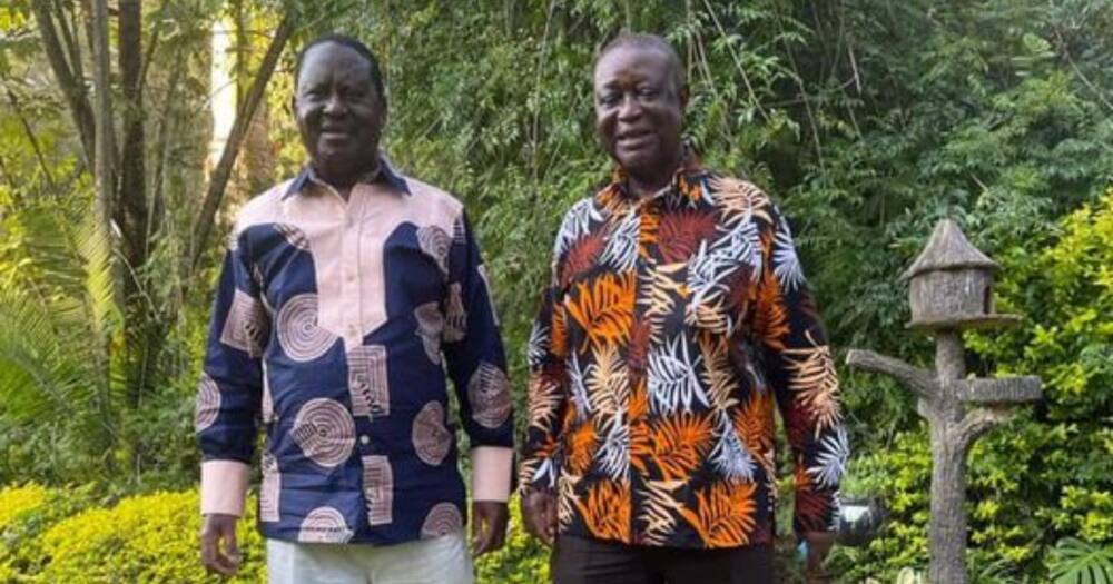 Raila Awaambia Wakaazi wa Siaya Kumchagua Kakake Mkubwa Oburu Odinga Seneta Wao