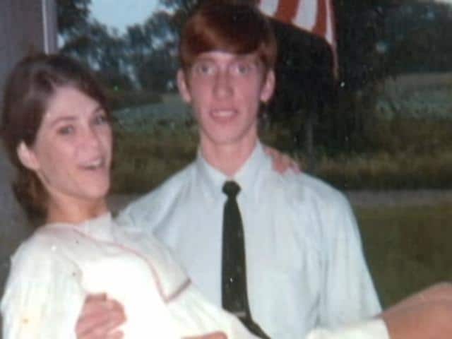 Janice Hartman and John Smith as teenagers before they got married. They met as teenagers.