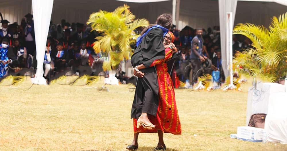 Single Mother Brings Graduation to Standstill as She Celebrates Daughter's 1st Class Honours