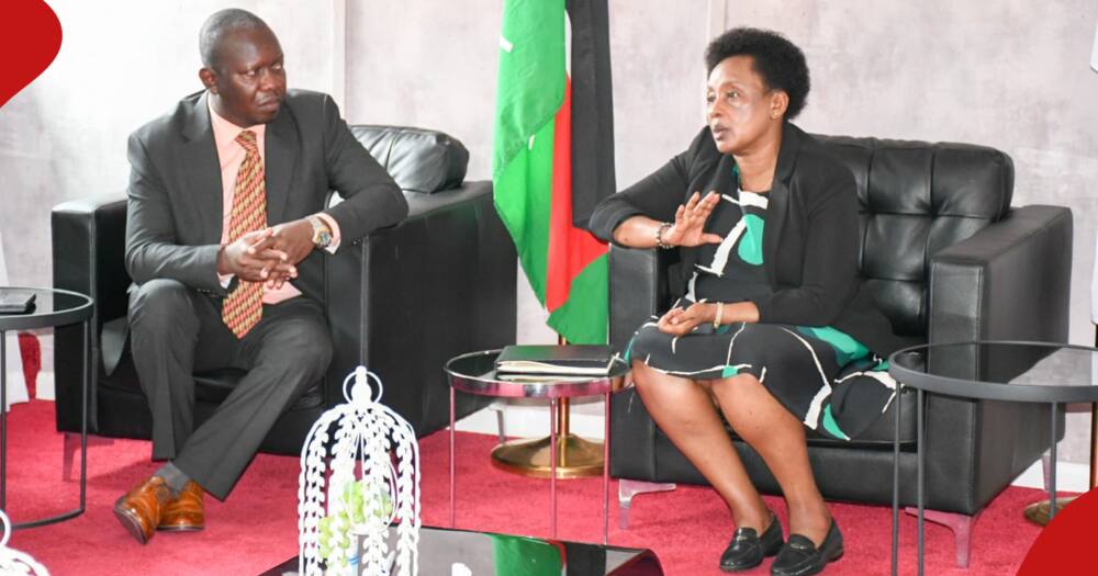 The DPP, Mr. Renson Ingonga and today welcomed Deputy Chief Justice Lady Justice Philomena Mwilu.