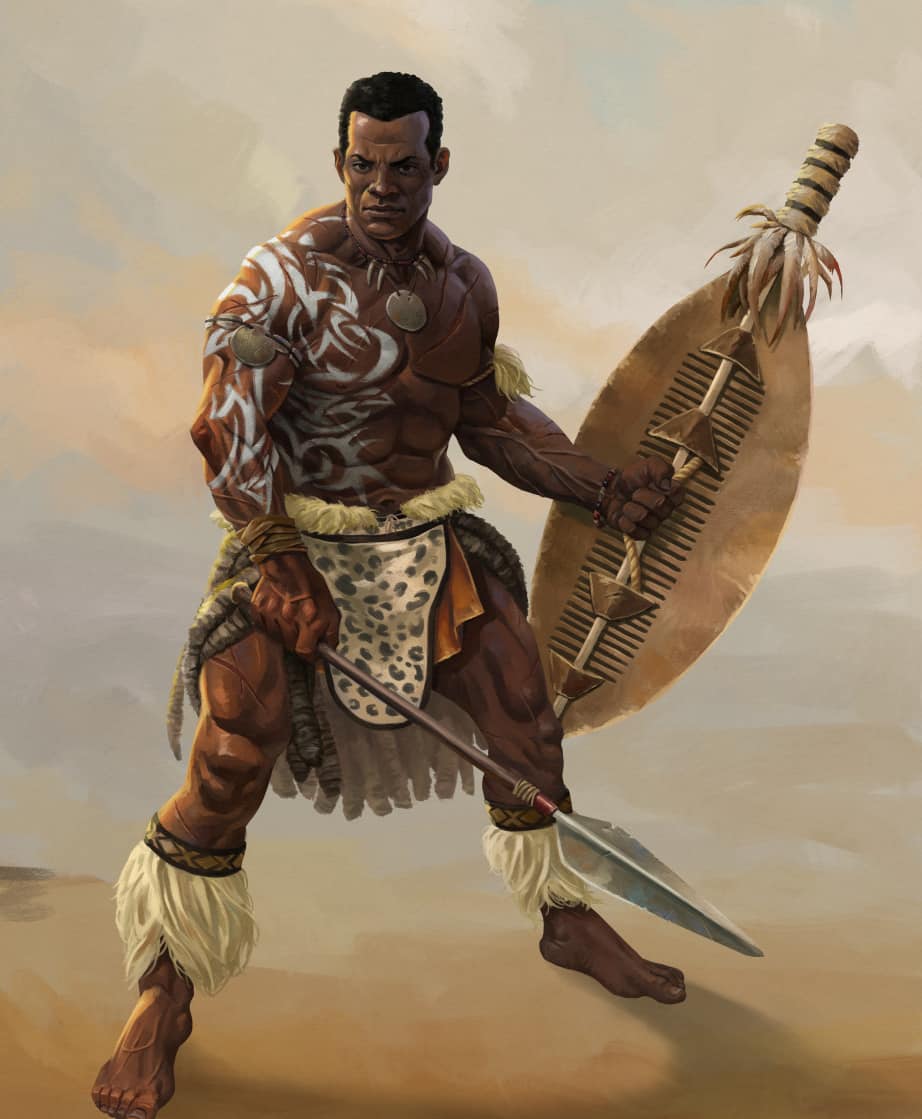 African warriors