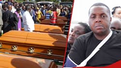 Nakuru Man Painfully Mourns Wife, 3 Kids Who Died in Accident Alongside Other Family Members: "Lost"