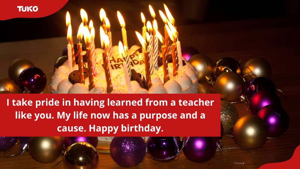 Heart-touching birthday wishes for teachers