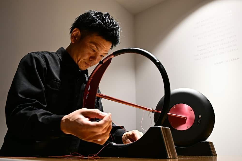 A Japanese artisan works on a piece for Japanese brand Ritzwell