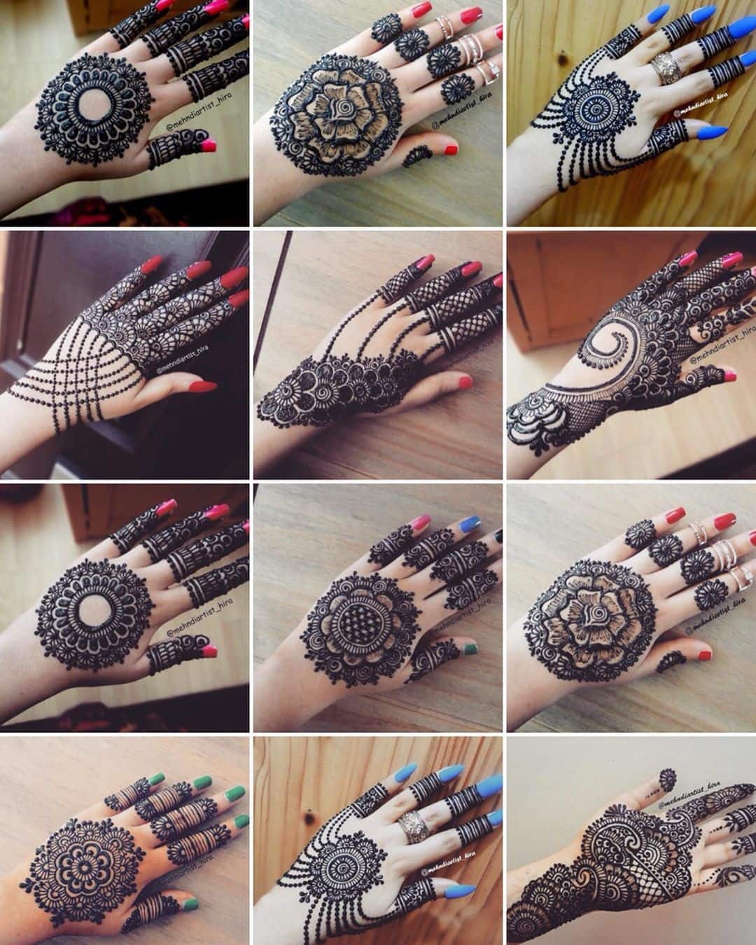 Easy Simple Mehndi Designs For Front Hands Step By Step - Design Talk