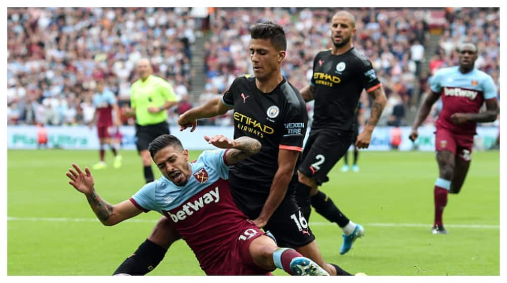 West Ham vs Man City: Sterling scores hat-trick as Citizens thrash Hammers 5-0