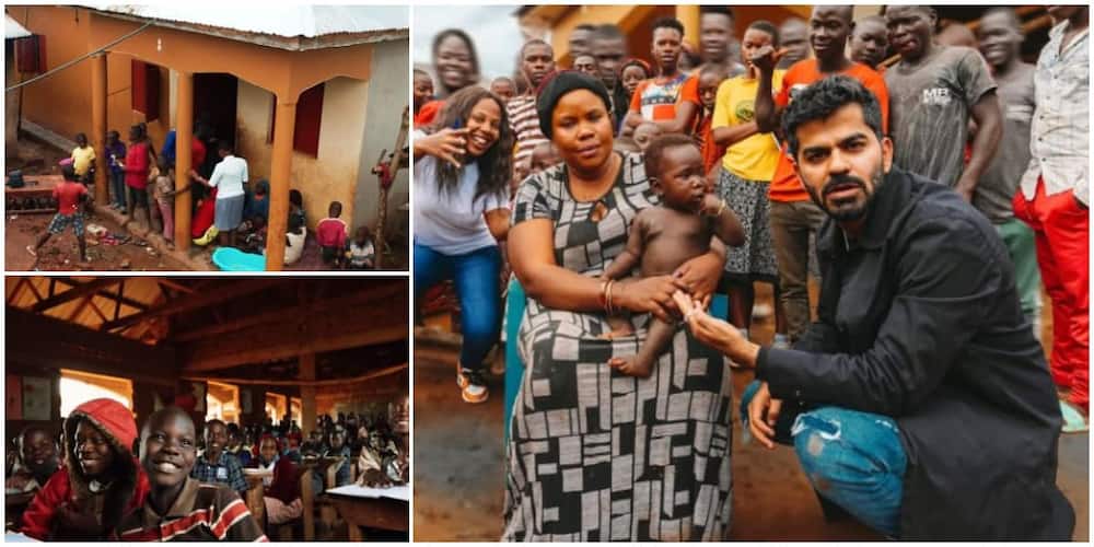 Viral video shows inside house where 40-year-old African woman who gave birth to 44 kids from one man stays.