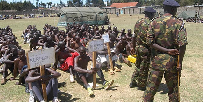 Over 40 Kenyans busted trying to Join Uganda military during recruitment