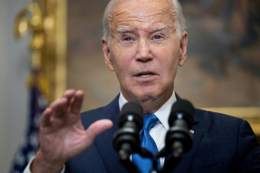 Biden spoke about the autoworkers strike at the White House on September 15