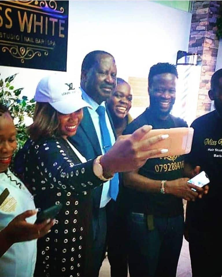 Raila Odinga admits to feeling young after visiting Saboti MP's Spa in Nairobi