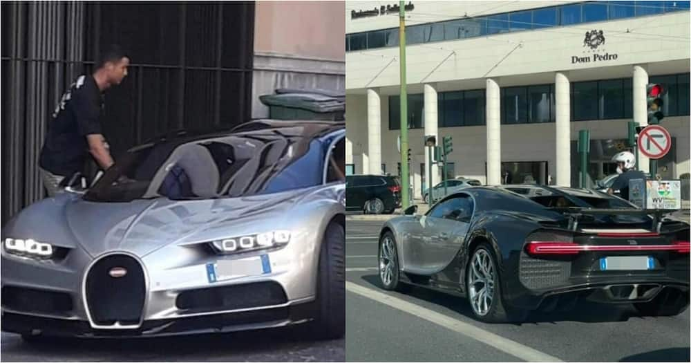 Ronaldo Spotted Spinning Rare KSh 32 Million Bugatti Ahead Of Portugal Meeting vs Spain