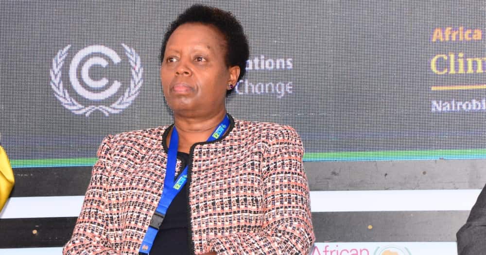 EABL CEO Jane Karuku during the Africa Climate Summit.