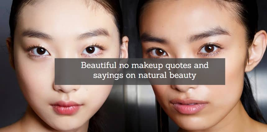 no makeup natural beauty quotes