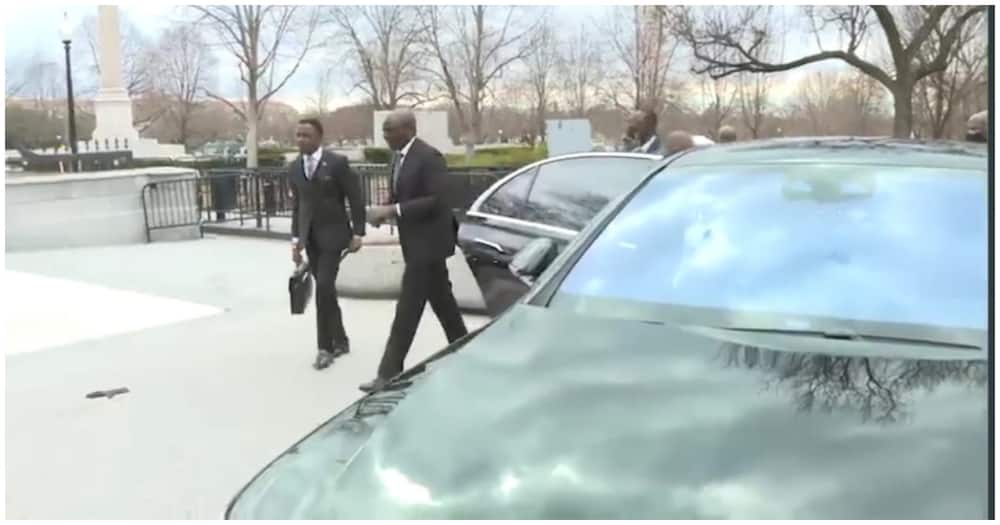 William Ruto arrives at White House