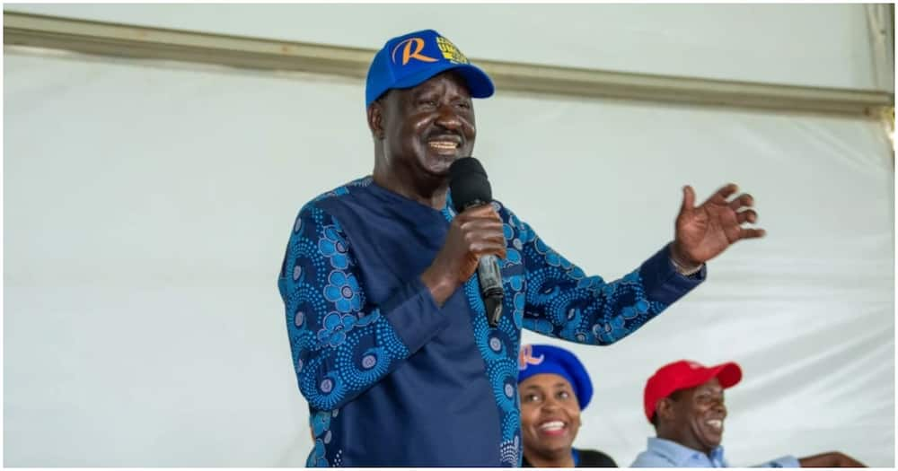 Azimio la Umoja presidential candidate Raila Odinga. Photo: Raila Odinga.