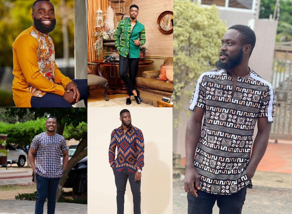 Latest Ankara styles for men: ideas for plain and pattern designs