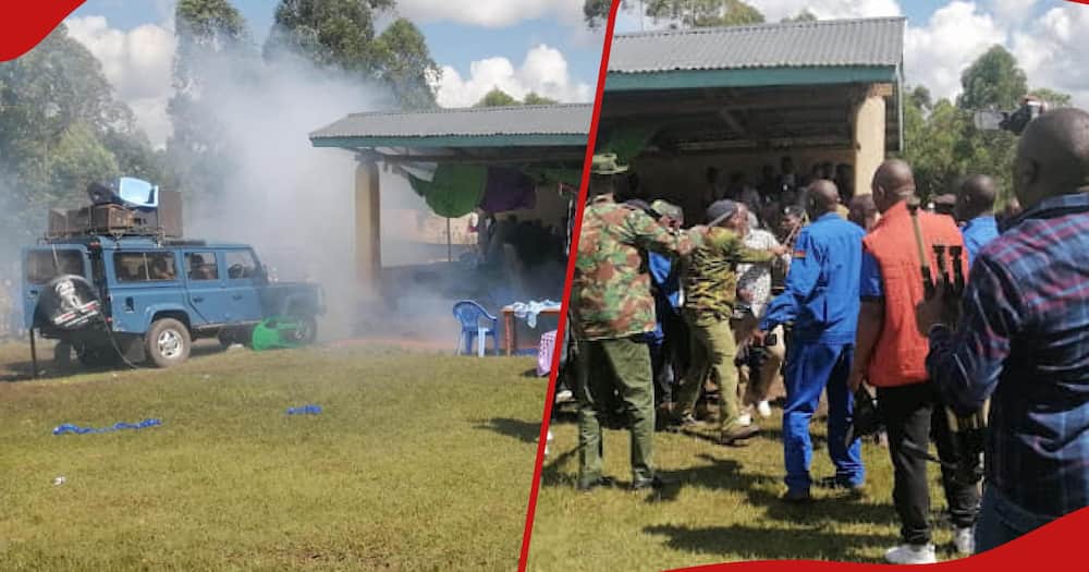 Azimio and UDA politicians clashed during church service in Kisii
