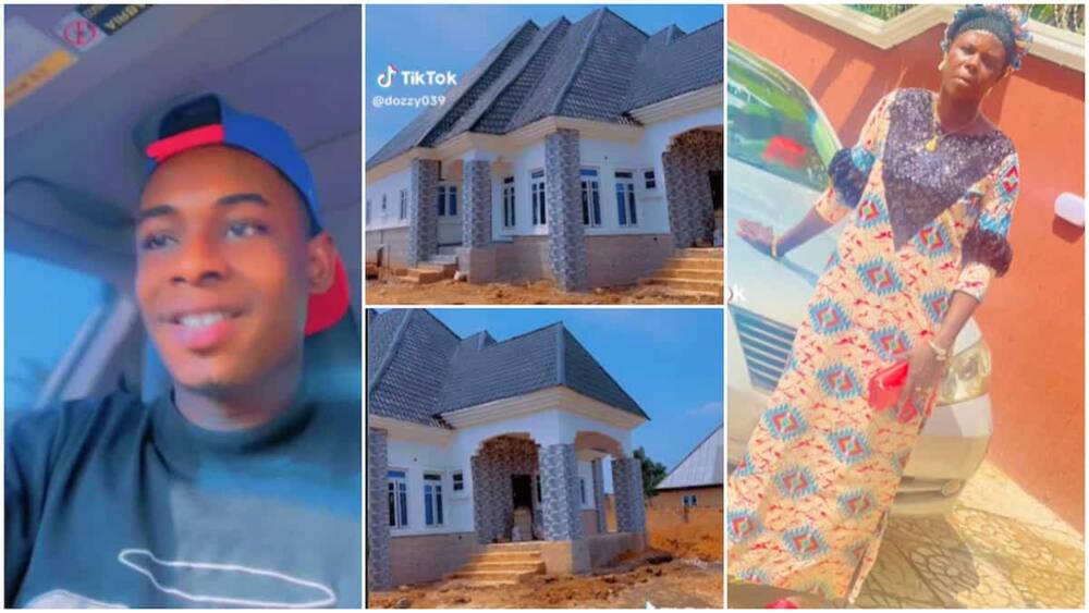 Building house in Nigeria/man gifted mum house.