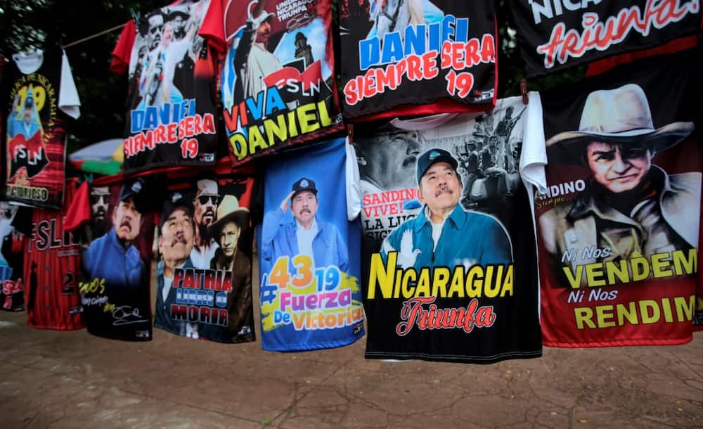 Nicaragua President Daniel Ortega and his wife Rosario Murillo, the vice president, have been accused of creating a 'personality cult'