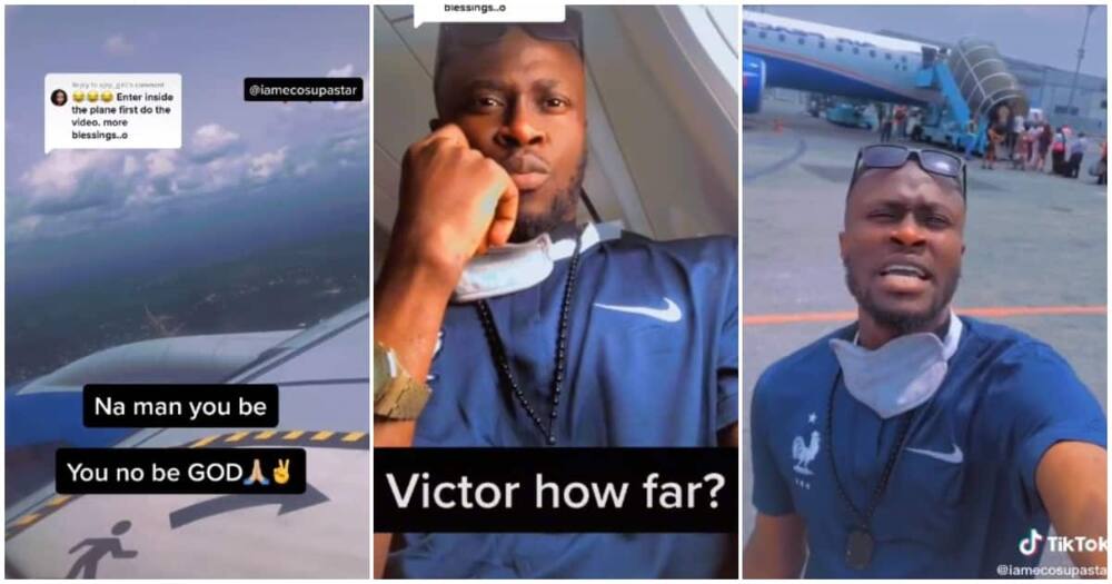 Emeka Nzeka, aeroplane, Victor, passenger, Air Peace