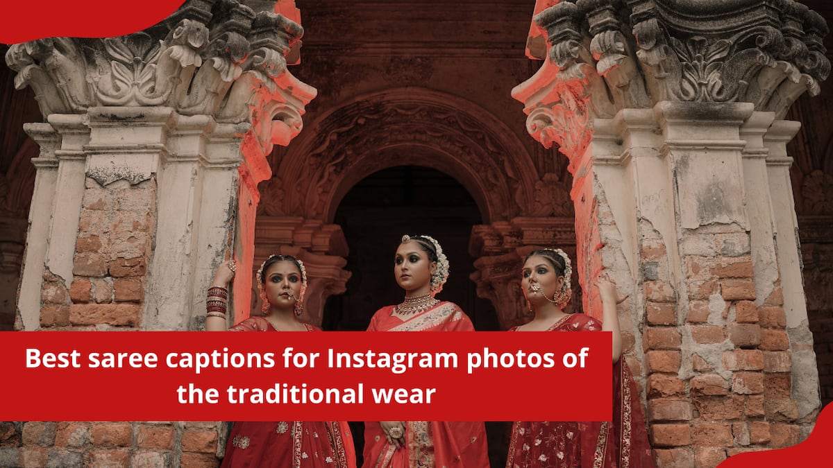 100+ Saree Quotes for Instagram Captions + Free AI Caption Generator |  HIX.AI