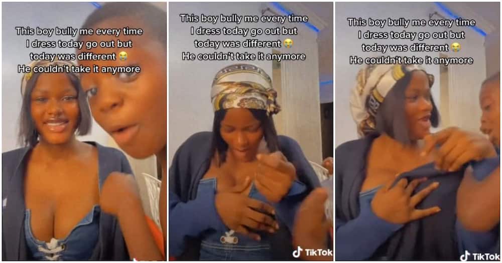Young Boy Hilariously Confronts Elder Sister for Donning Revealing
