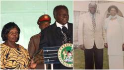 Picha ya Mwai Kibaki, Mary Wambui Wakiwa Wameshikana Mikono Kimahaba Yaibuka