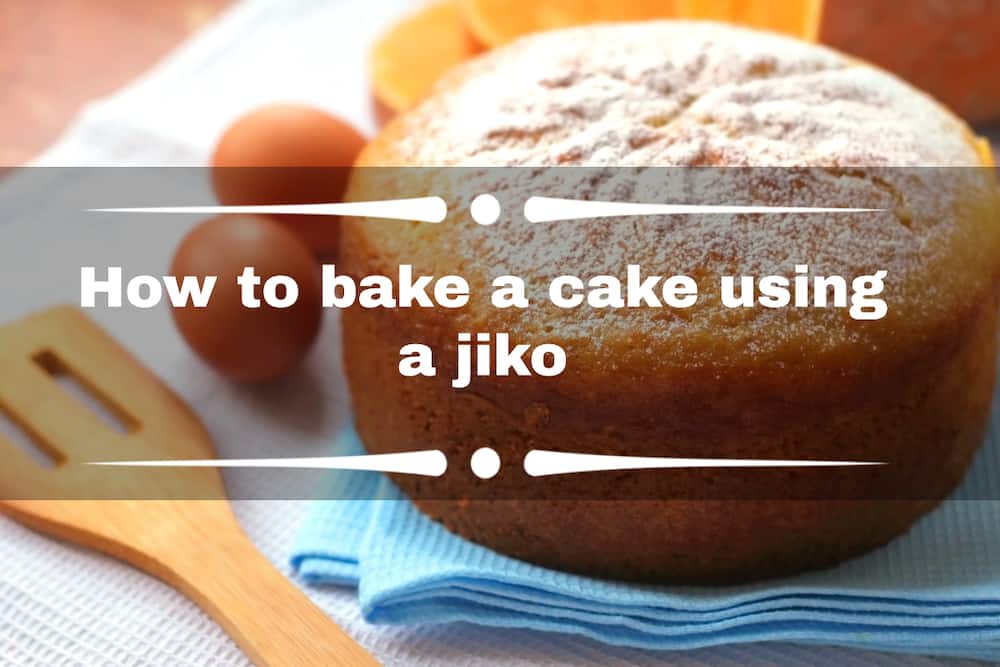 How to bake a cake using a jiko