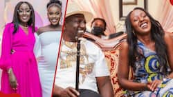 William Ruto's Eldest Daughter June Steps out Looking Elegant in Pink Outfit for Friend's Baby Shower