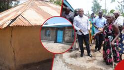 Katibu Raymond Omollo Amfanya Mama Mjane Anayeishi na Ulemavu Homa Bay Kudondosha Chozi kwa Kumjengea Nyumba