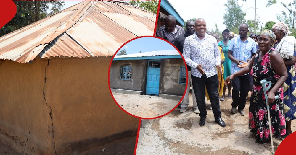 Homa Bay widow gifted house by PS Raymond Omollo.