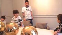 Lionel Messi’s Son Visibly Confused After Spotting Dad’s 7 Ballon D’ors