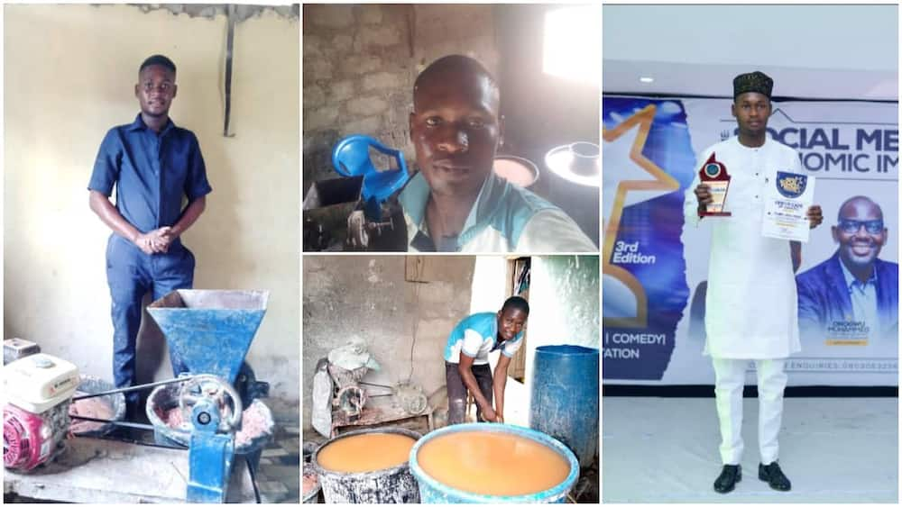 Young man suspends going to school to focus on his pap-making business, gives reasons