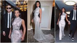 Kim Kardashian Flaunts Photos with Lover Pete Davidson Looking Glamourous at White House Dinner