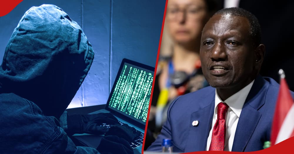 Anonymous hackers warn William Ruto against Finance Bill 2024.