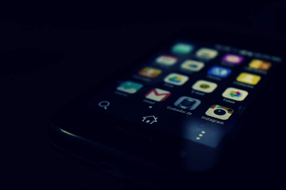 Application icons displayed on a phone screen