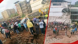Kiambu: 1 Dead, Scores Trapped as Storey Building Collapses in Gitaru