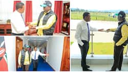 William Ruto Flies to Machakos to Visit Alfred Mutua's Office, Tours White House: "Mbele Iko Imara"