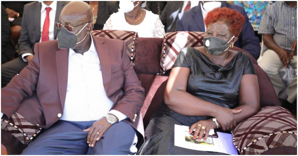 Judge Aggrey Muchelule with his wife Keziah. Photo: The Star.