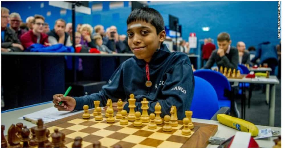 16-year-old Indian chess sensation beats Magnus Carlsen, 31, at grand tournament.