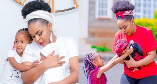 Like father like son: Size 8 shows off stunning resemblance between hubby, her son