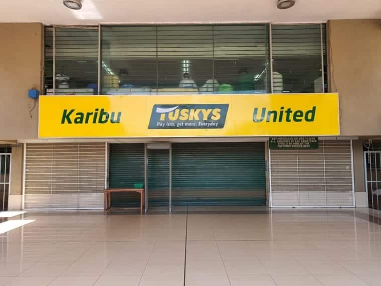 Duka la Tuskys tawi la Kisumu lafungwa