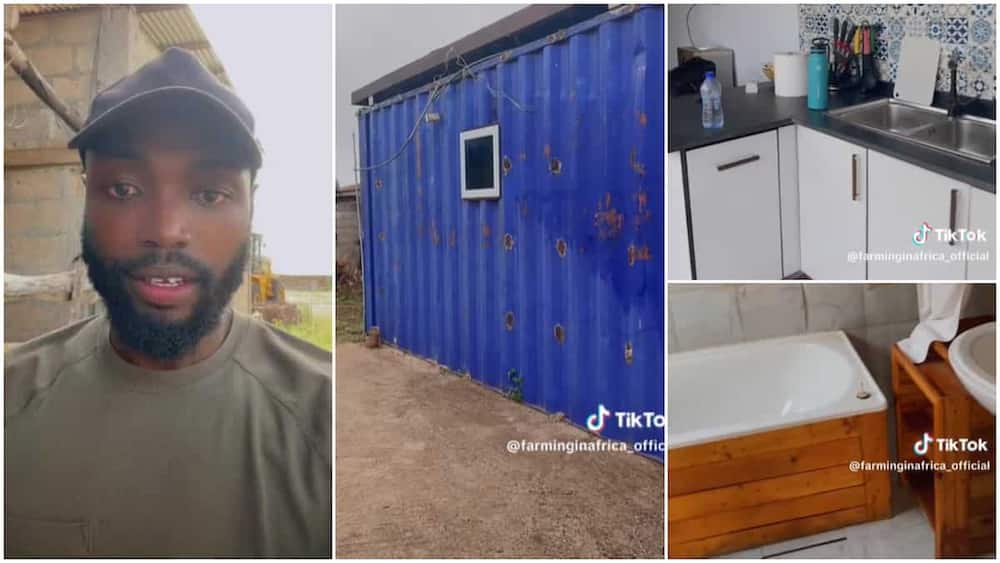 Tiny container home/Man decorated flat. Tiny container home/Man decorated flat.