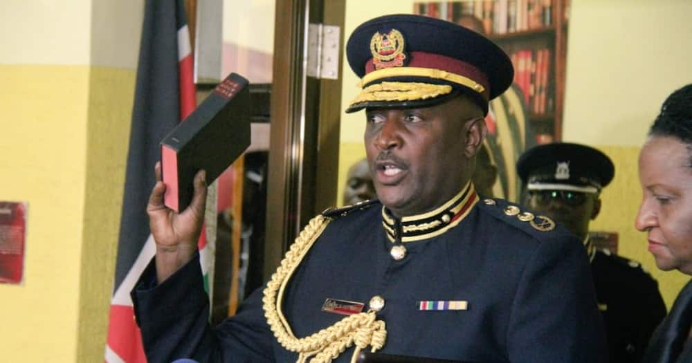 Inspector General of Police Hilary Mutyambai.