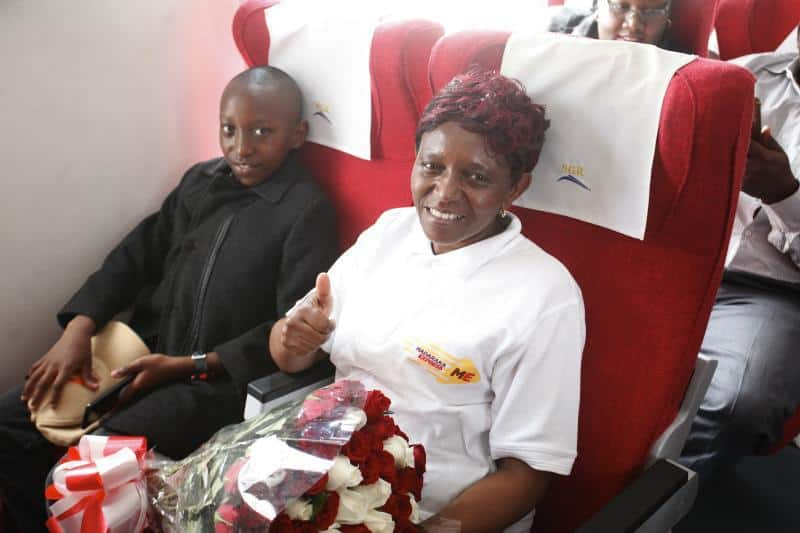 VIP treatment for loyal nurse as Madaraka Express hits the two million passenger mark