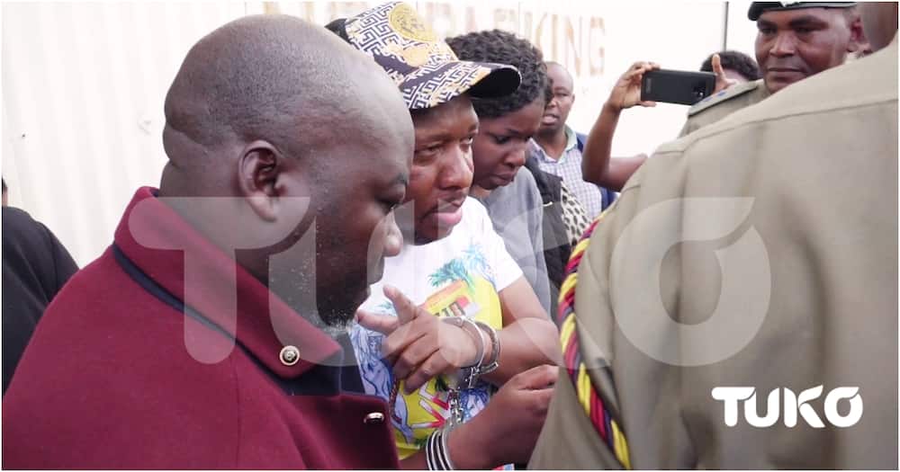 Dramatic video of Mike Sonko getting handcuffed while resisting arrest emerges